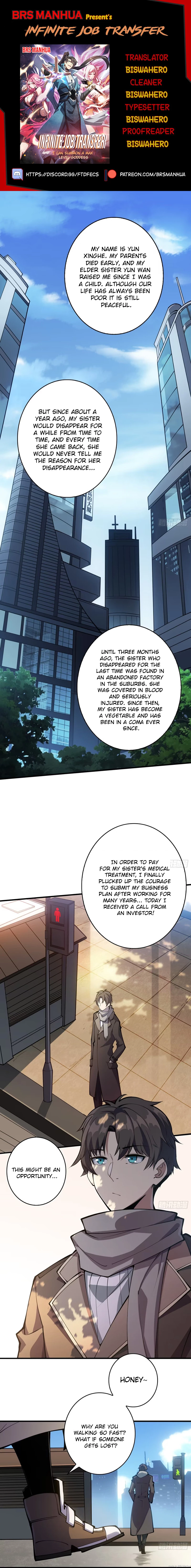 Infinite Job Transfer: I Can Summon Max Level Goddess Chapter 1 - 1