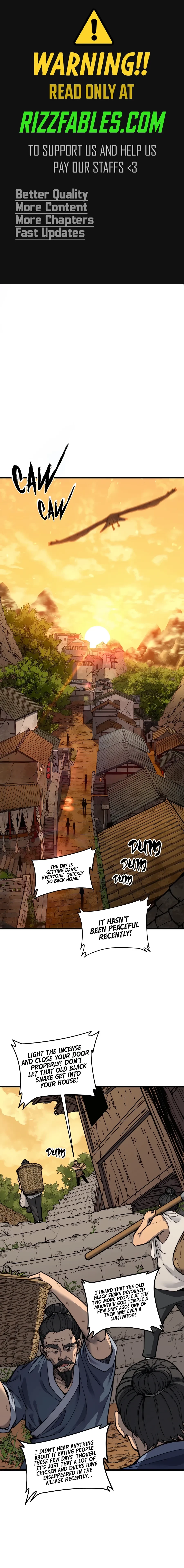  Snake Immortal: The Tale of a Snake's Cultivation to Immortality Chapter 1 - 1