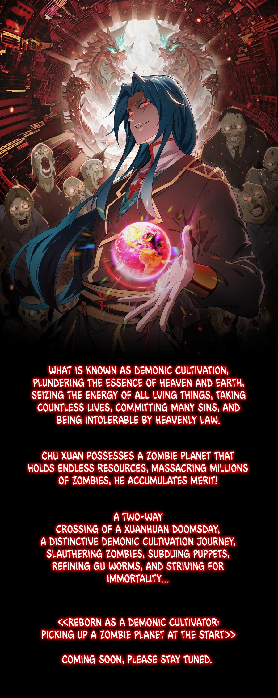 Reborn as a Demonic Cultivator: Starting with a Zombie Planet Chapter 0 - 1