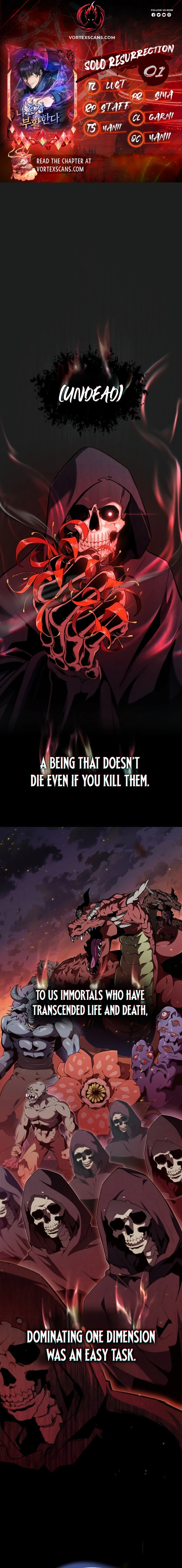 Solo Resurrection Chapter 1 - 1