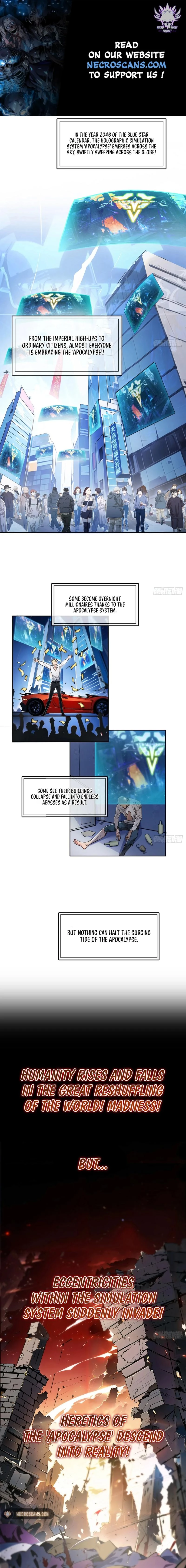 In the Bizarre Invasion, I Took Over the Body of the God of Death and Became the King Chapter 0.5 - 1