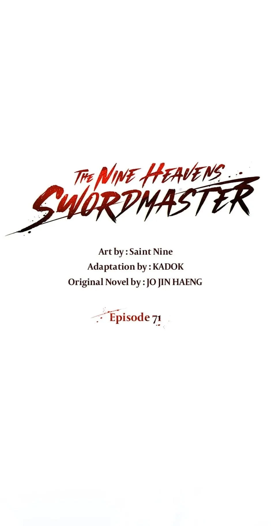 The Nine Heavens Swordmaster Chapter 71 - 1