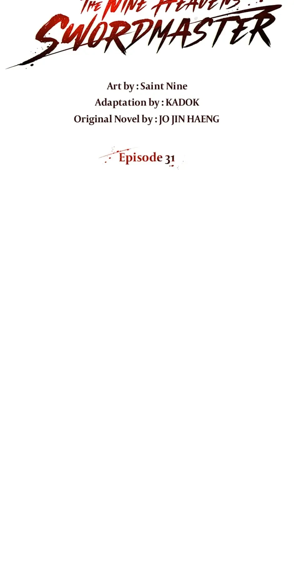 The Nine Heavens Swordmaster Chapter 31 - 32