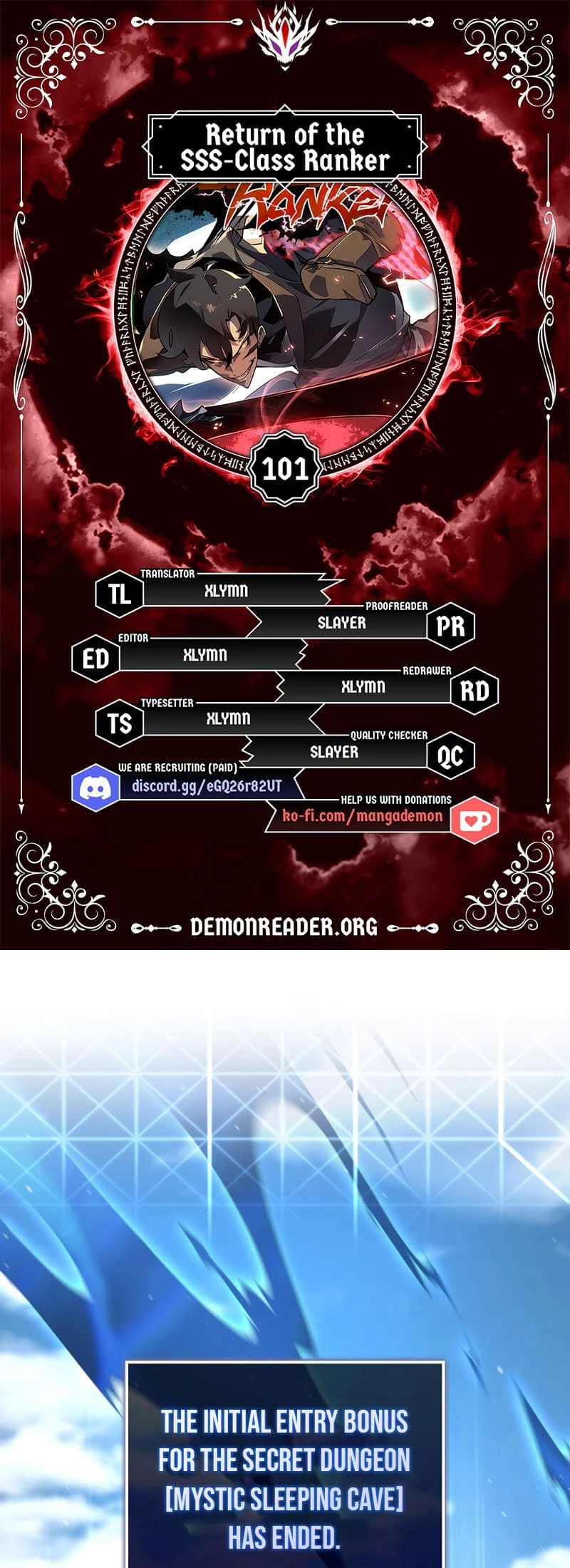 The SSS-Ranker Returns Chapter 101 - 1