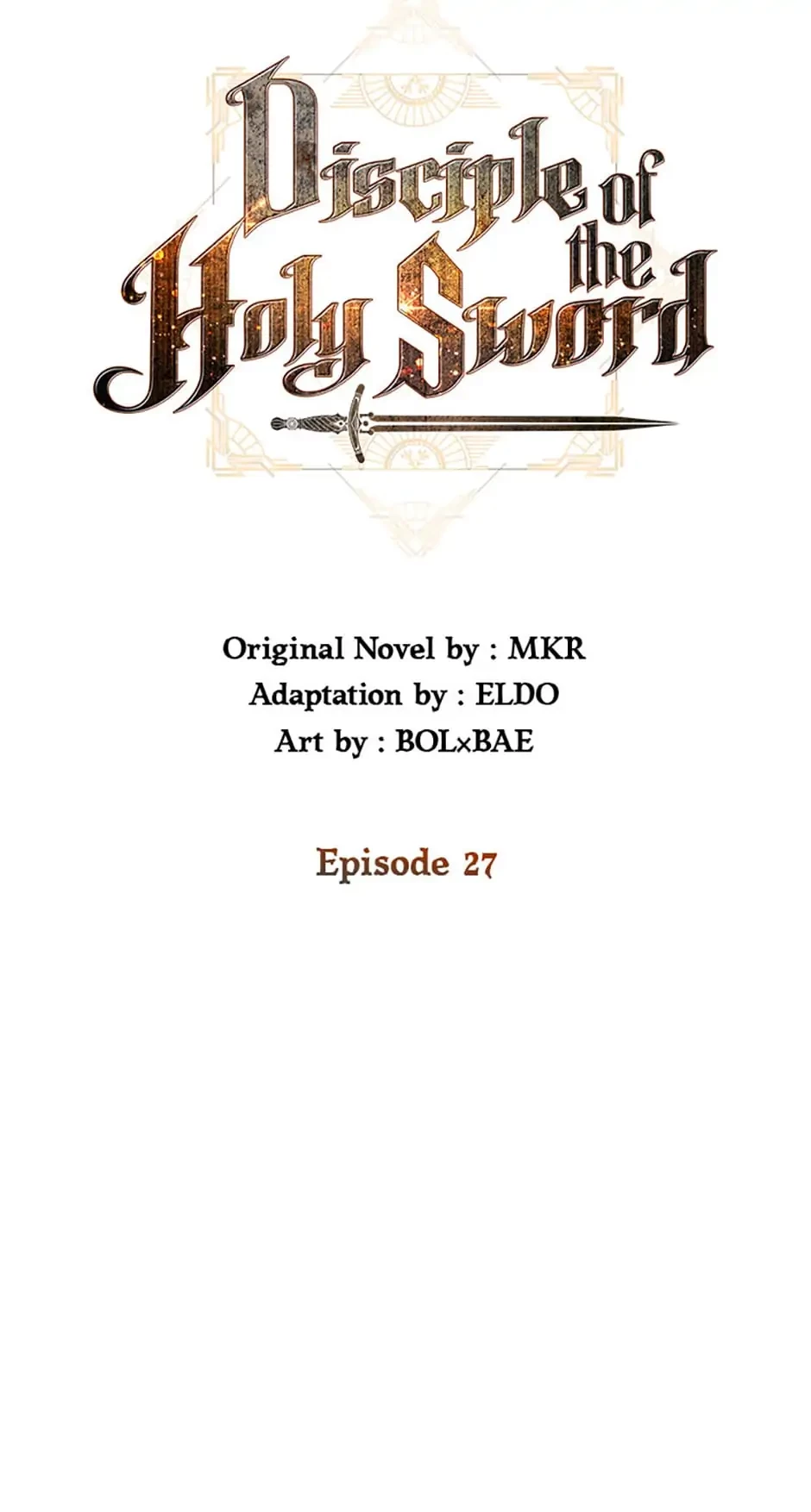 Disciple of the Holy Sword Chapter 27 - 37