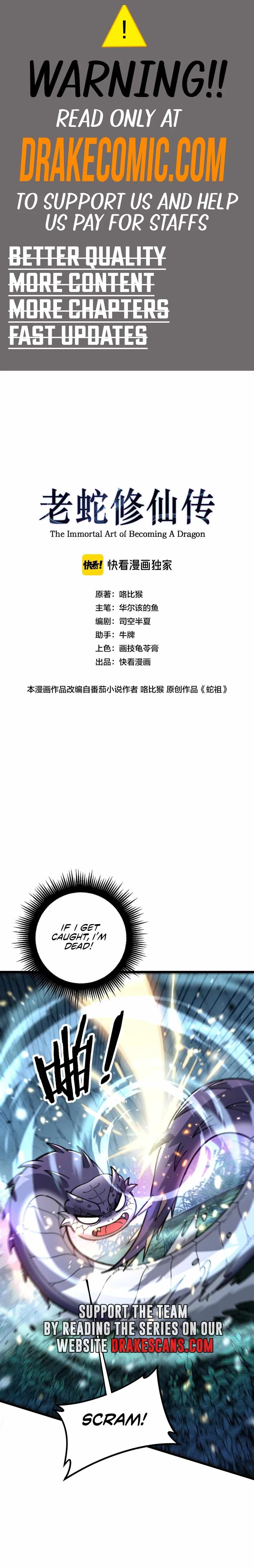  Snake Immortal: The Tale of a Snake's Cultivation to Immortality Chapter 09 - 1