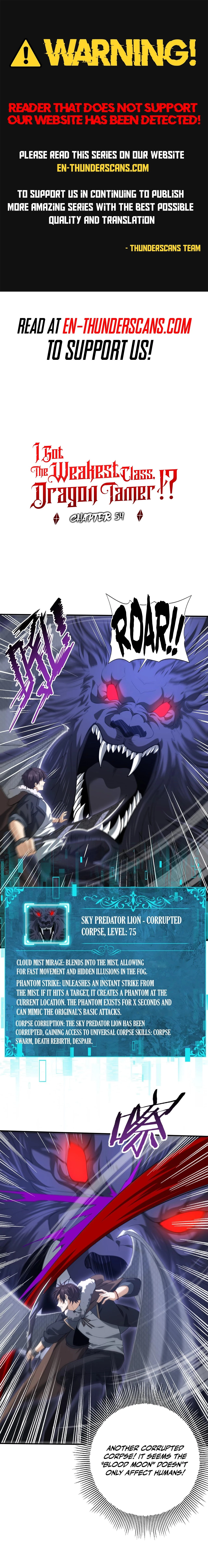 I Got The Weakest Class, Dragon Tamer!? Chapter 54 - 1