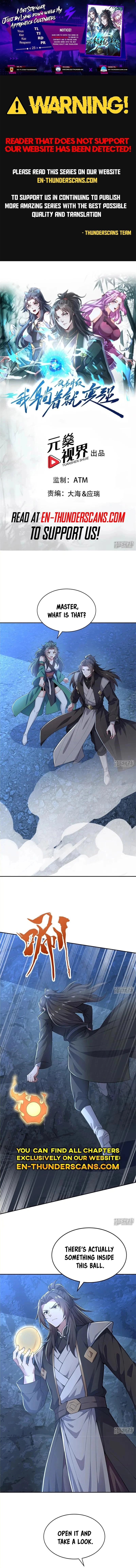 I Get Stronger Just by Lying down while My Apprentice Cultivates Chapter 25 - 1