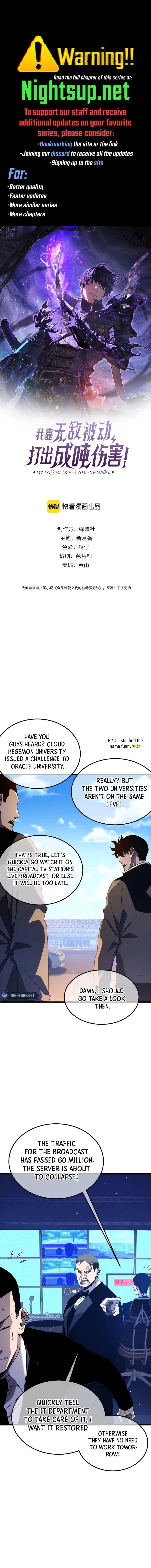 I Rely on My Invincibility to Deal Tons of Damage Passively! Chapter 54 - 1