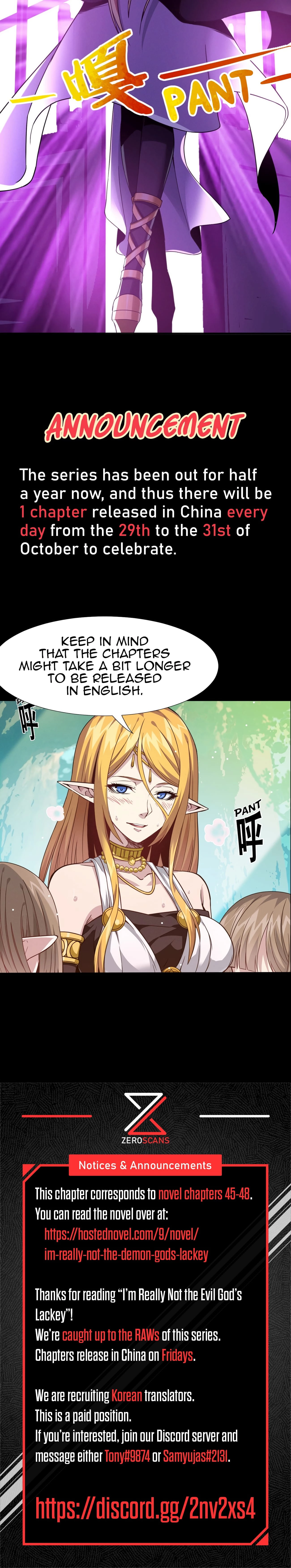 I'm Really Not the Evil God's Lackey Chapter 23.5 - 26