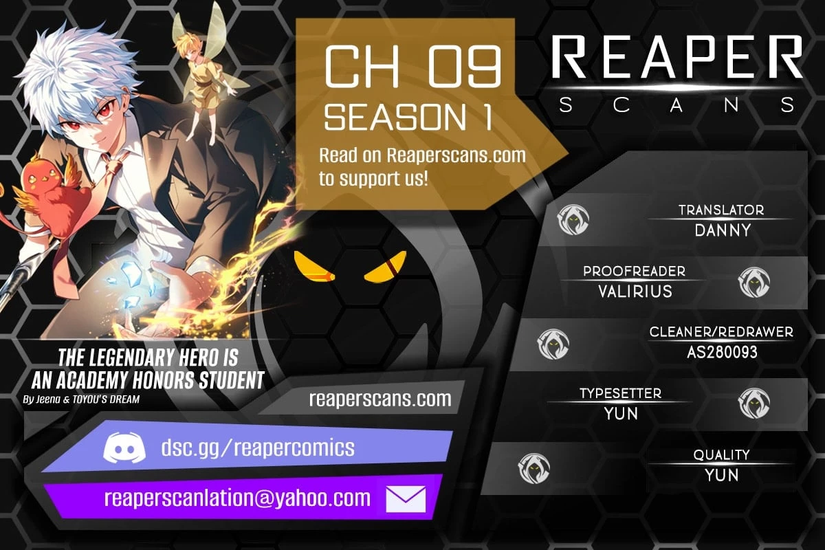 The Legendary Hero is an Academy Honors Student Chapter 9 - 1