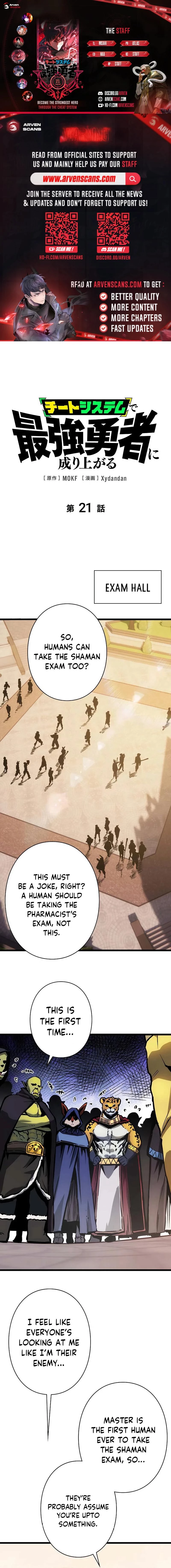 Become the Strongest Hero Through the Cheat System Chapter 21 - 1
