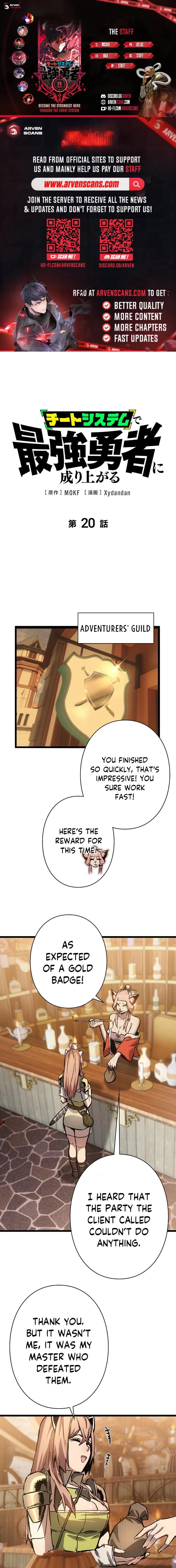 Become the Strongest Hero Through the Cheat System Chapter 20 - 1