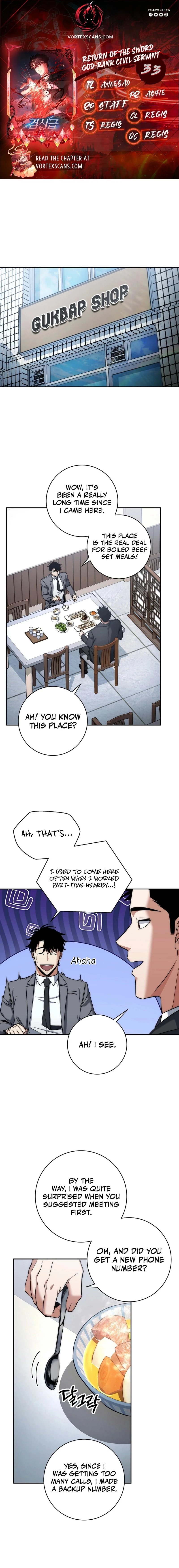 Return of the Sword God-Rank Civil Servant Chapter 33 - 1