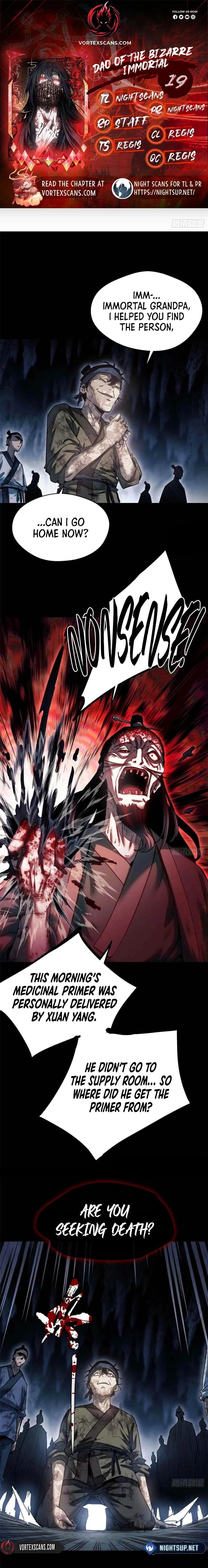 Abnormal Immortal Record of Spooky Daoist Chapter 19 - 1