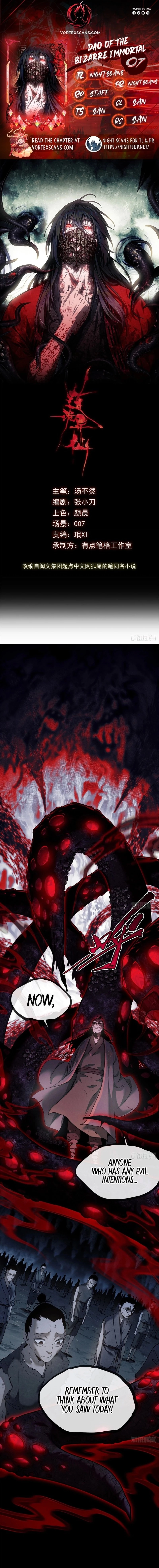 Abnormal Immortal Record of Spooky Daoist Chapter 7 - 1