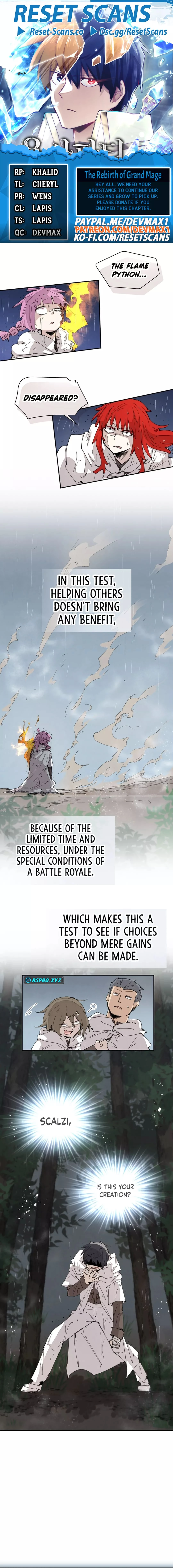 The Great Mage of the Hero's Party Reincarnates Chapter 55 - 1