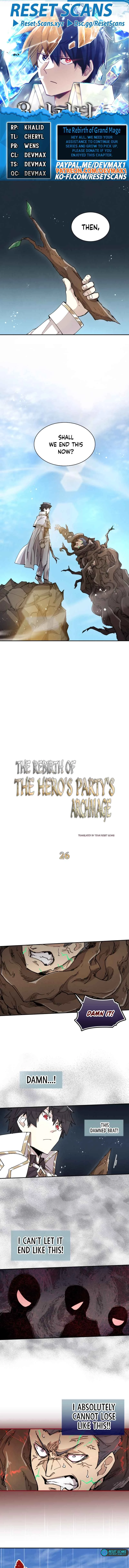 The Great Mage of the Hero's Party Reincarnates Chapter 26 - 1