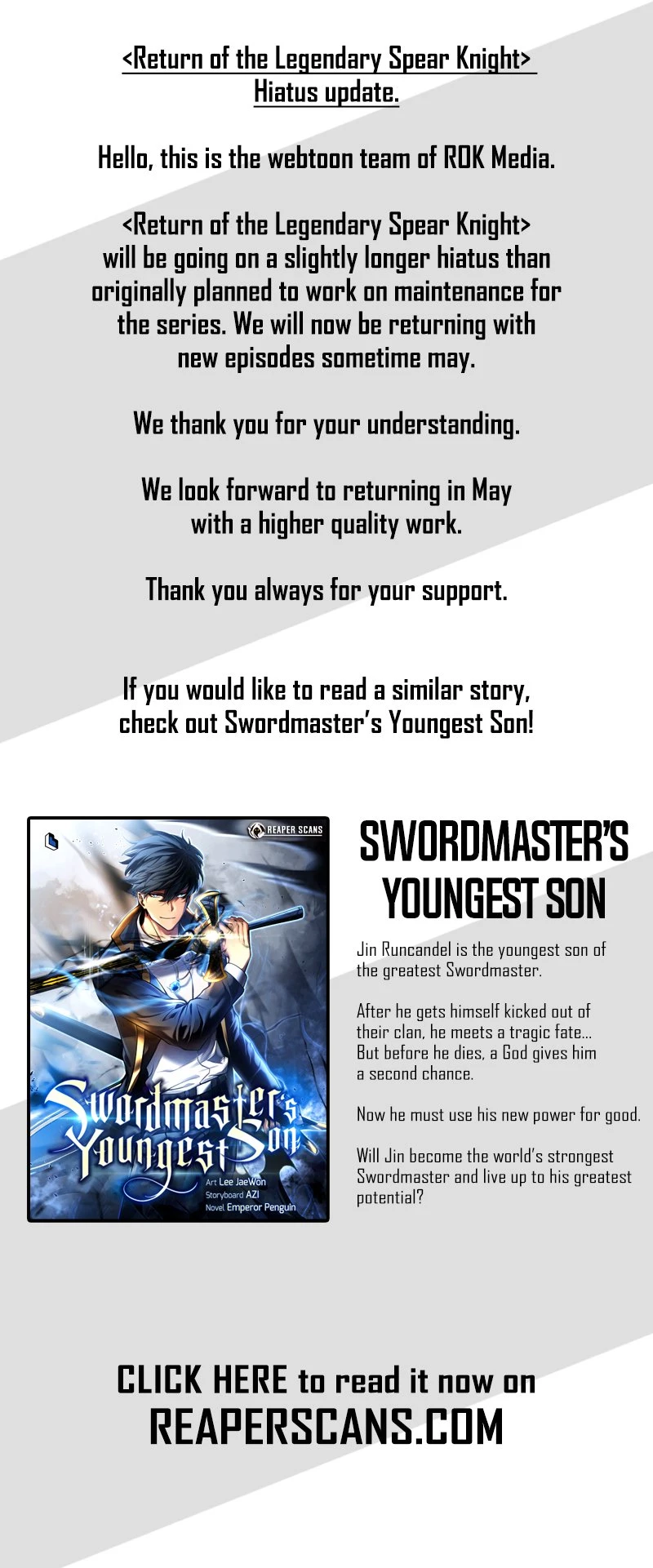 The Legendary Spearman Returns Chapter 41.5 - 1