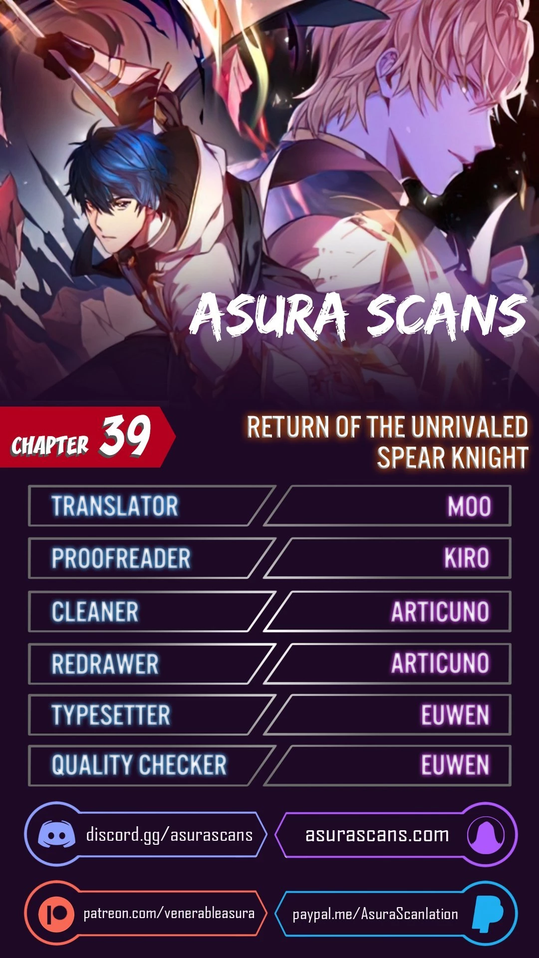 The Legendary Spearman Returns Chapter 39 - 1
