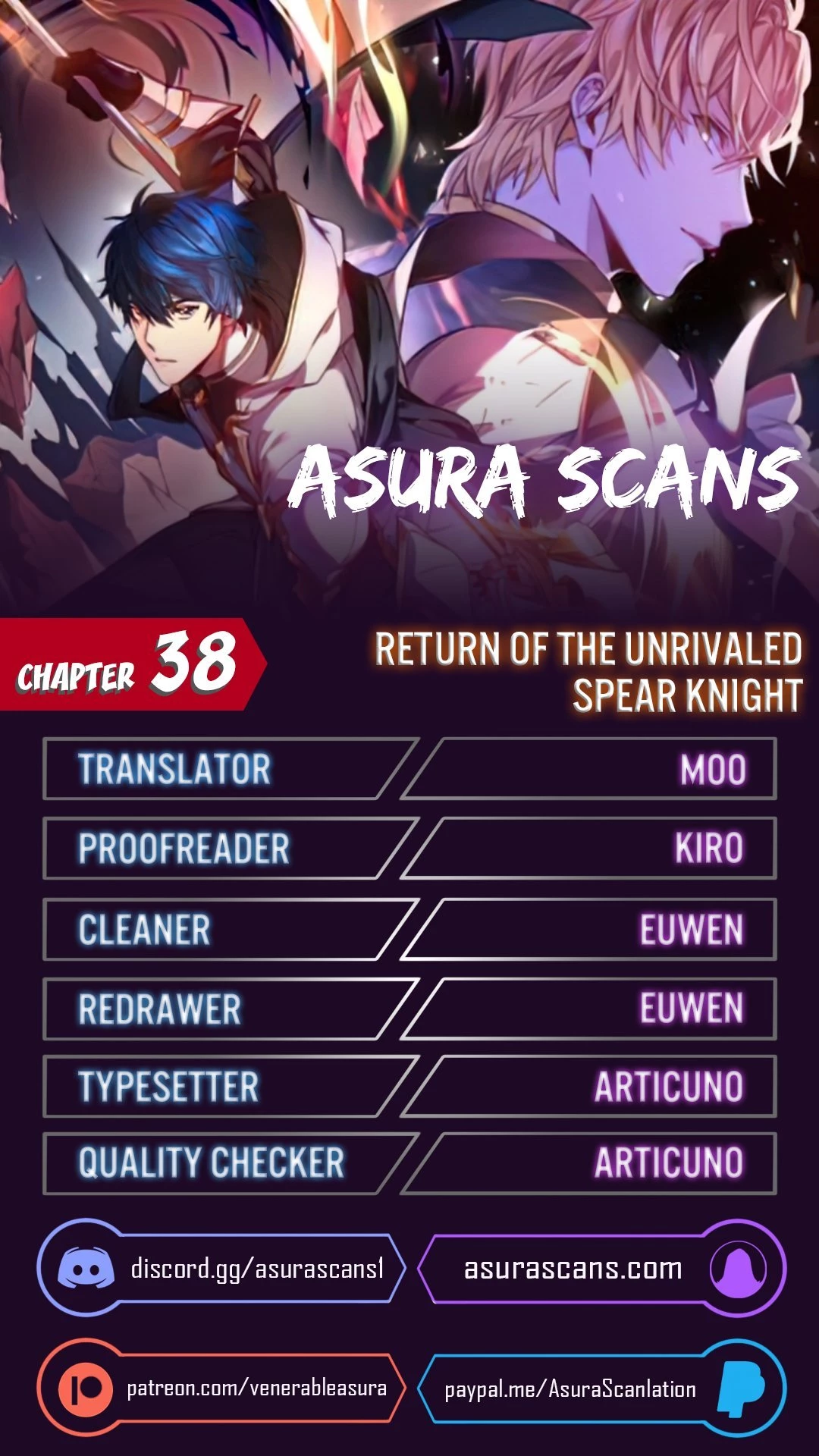 The Legendary Spearman Returns Chapter 38 - 1