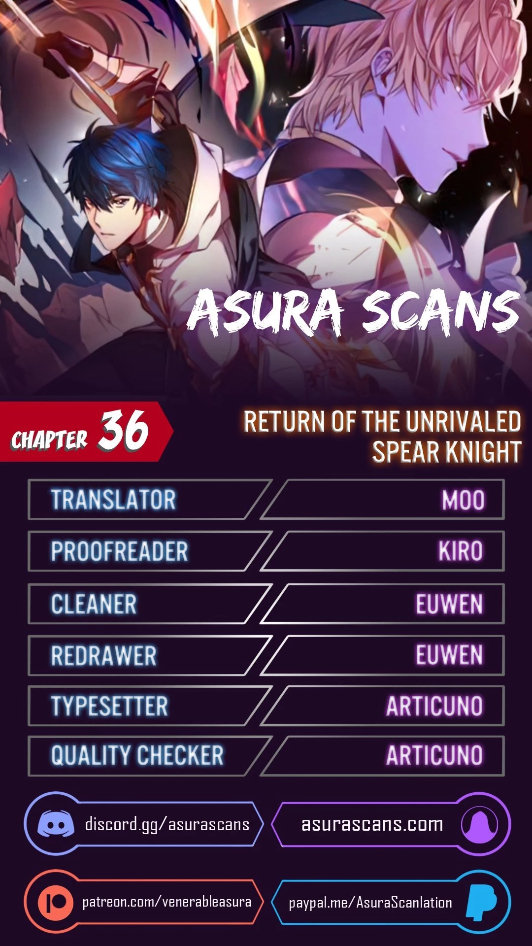 The Legendary Spearman Returns Chapter 36 - 1