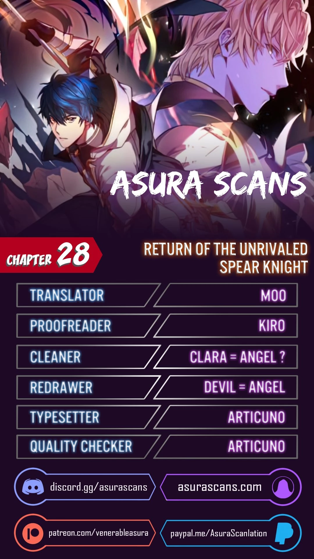 The Legendary Spearman Returns Chapter 28 - 1