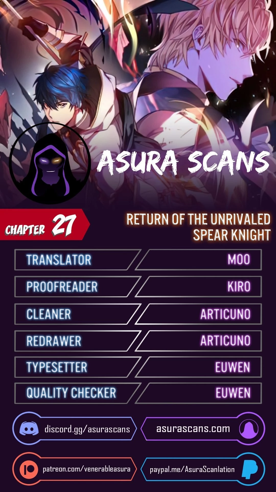 The Legendary Spearman Returns Chapter 27 - 1
