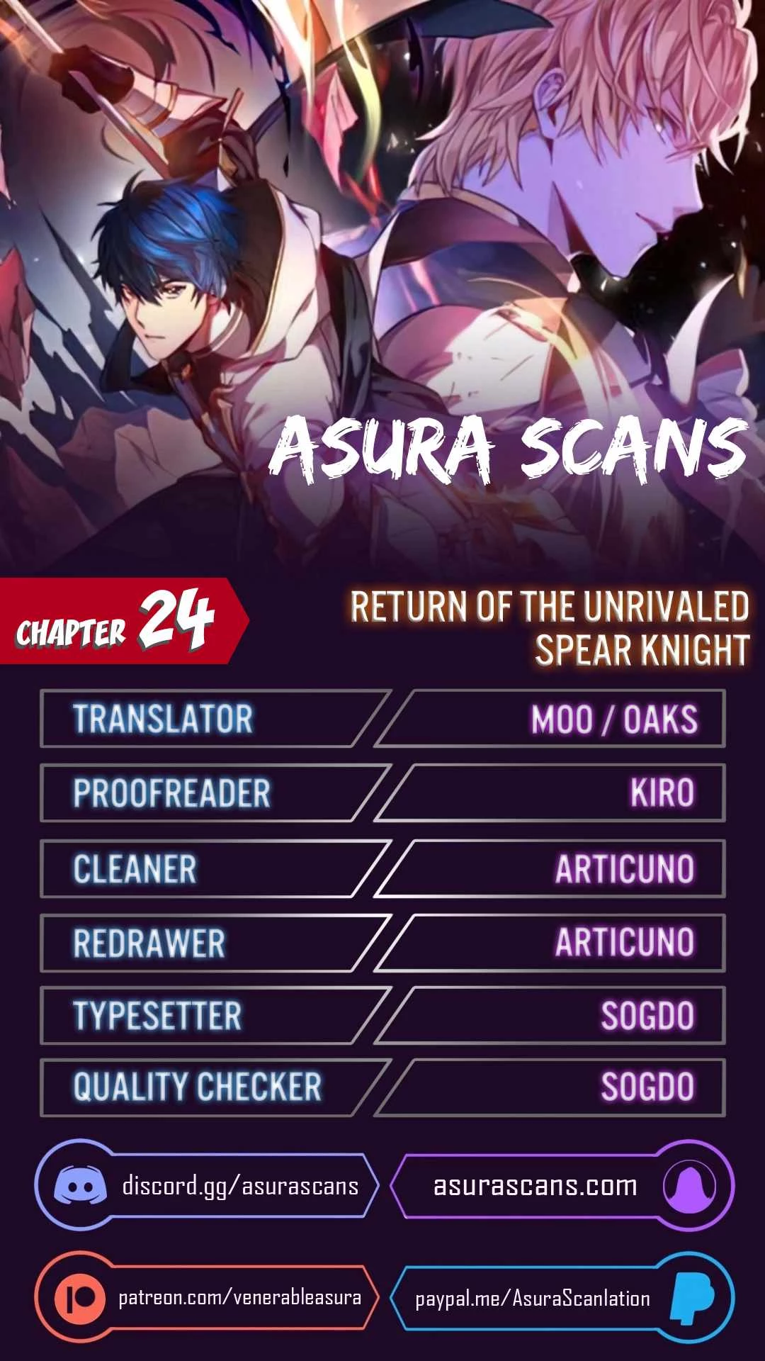 The Legendary Spearman Returns Chapter 24 - 1