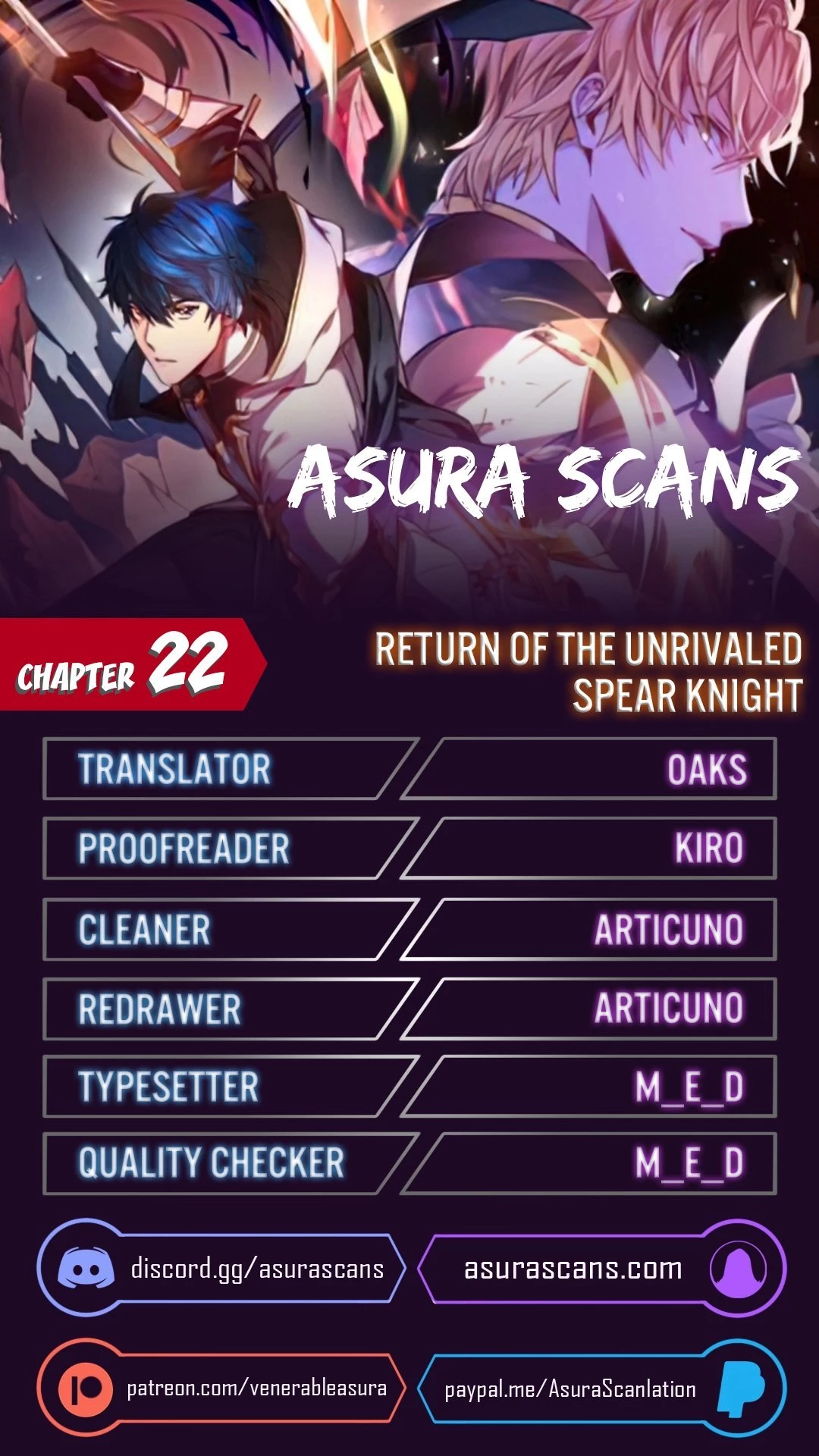 The Legendary Spearman Returns Chapter 22 - 1