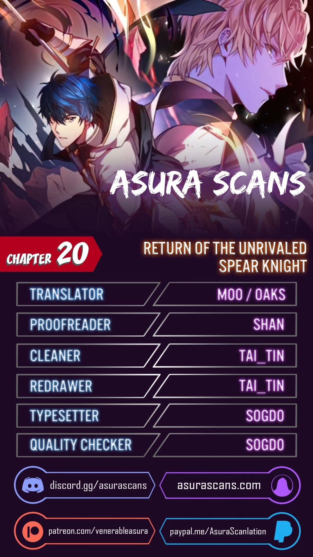 The Legendary Spearman Returns Chapter 20 - 1