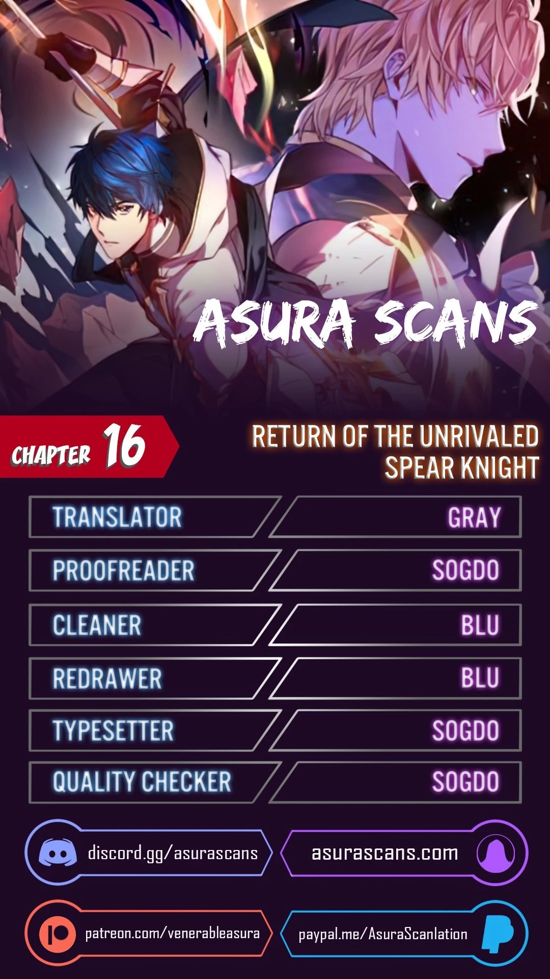 The Legendary Spearman Returns Chapter 16 - 1