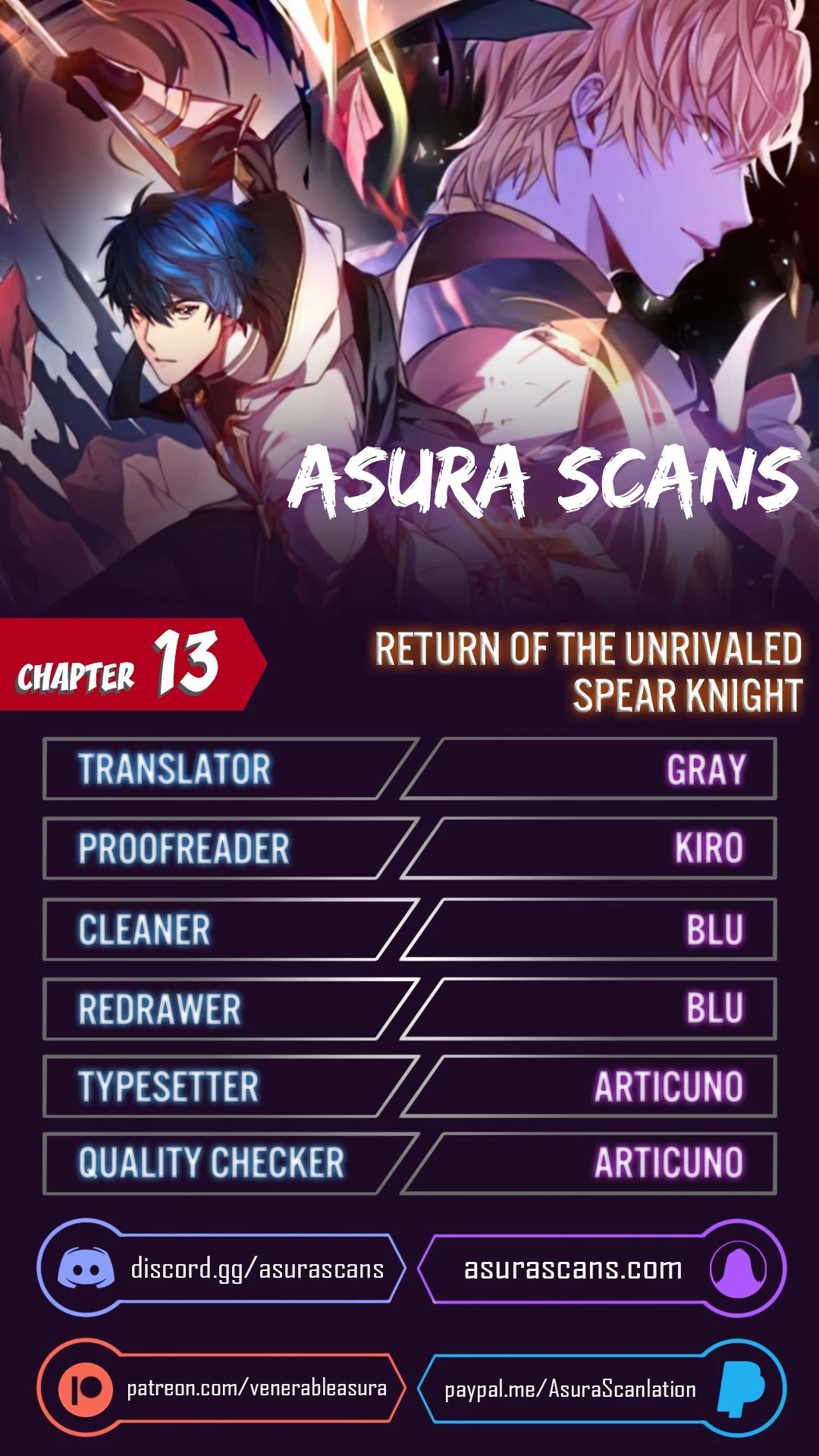 The Legendary Spearman Returns Chapter 13 - 1