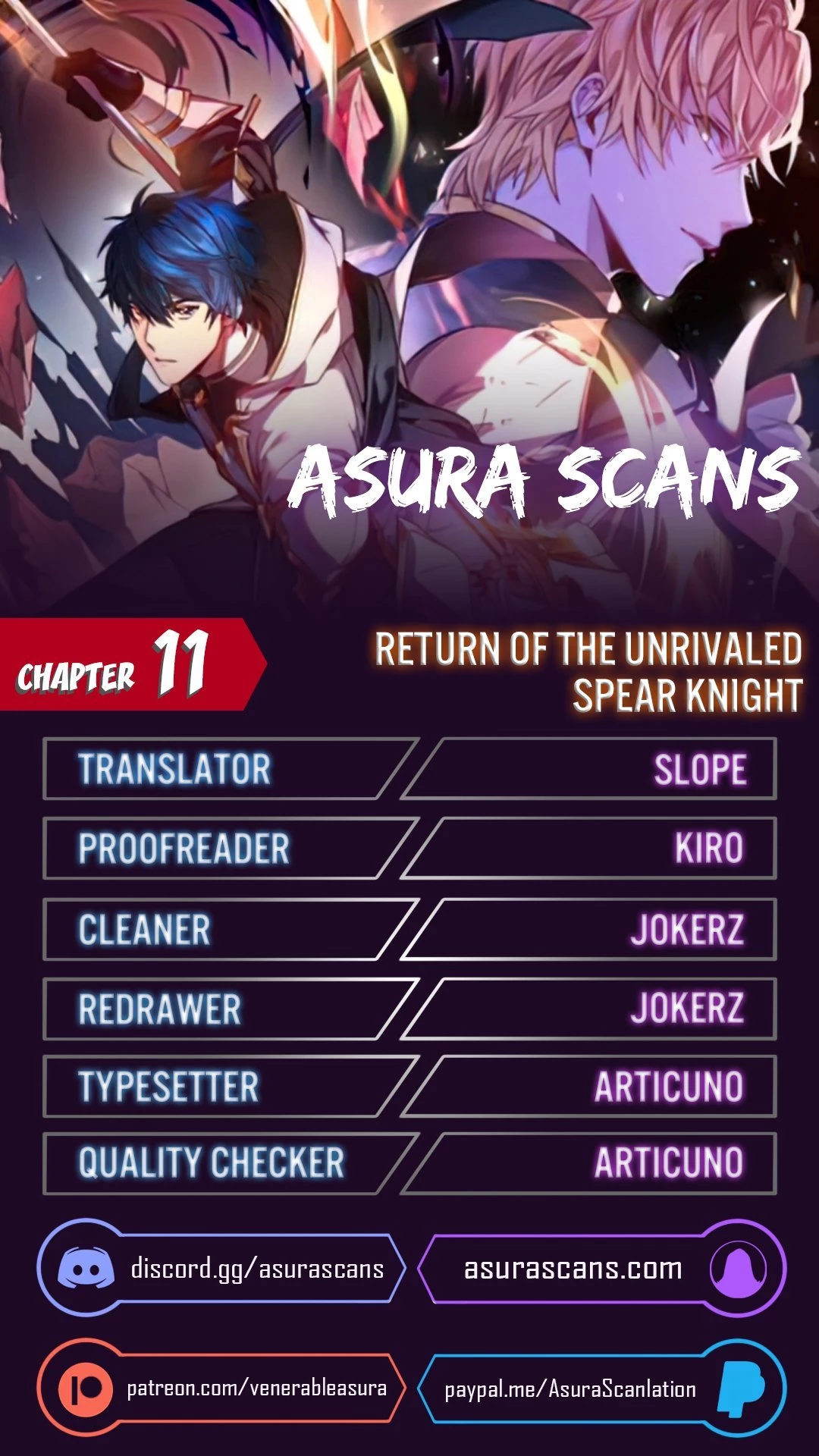 The Legendary Spearman Returns Chapter 11 - 1
