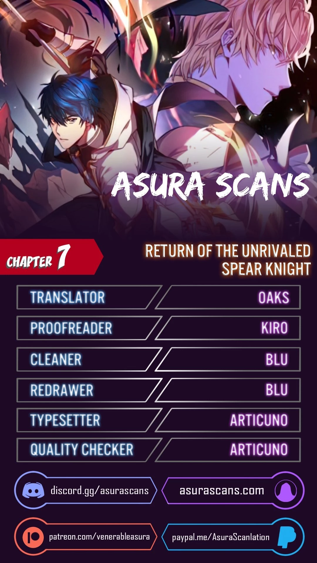 The Legendary Spearman Returns Chapter 7 - 1