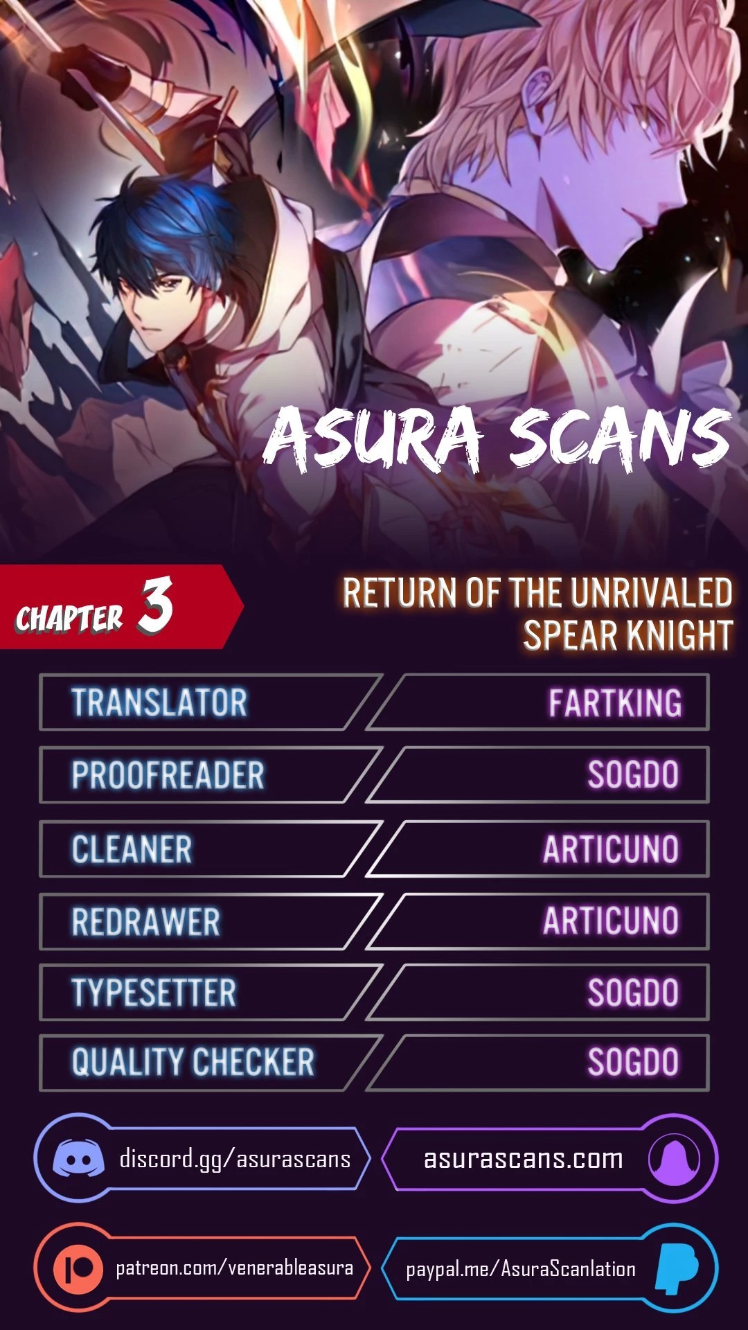 The Legendary Spearman Returns Chapter 3 - 1