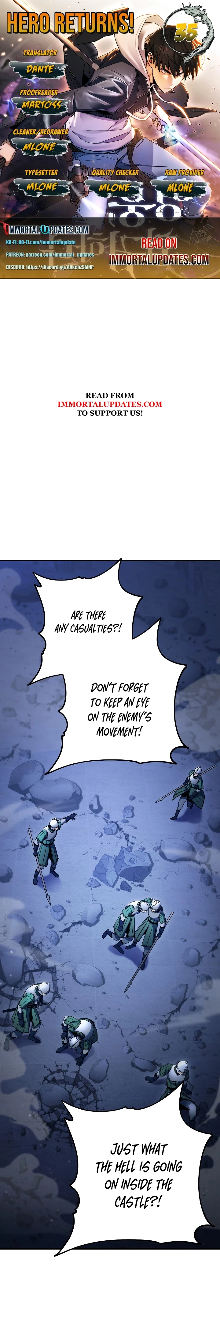 The Hero Returns Chapter 35 - 1