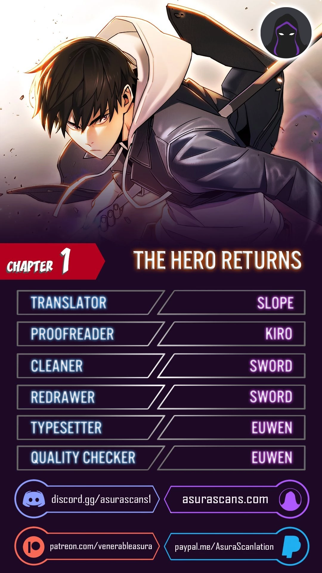 The Hero Returns Chapter 1 - 1