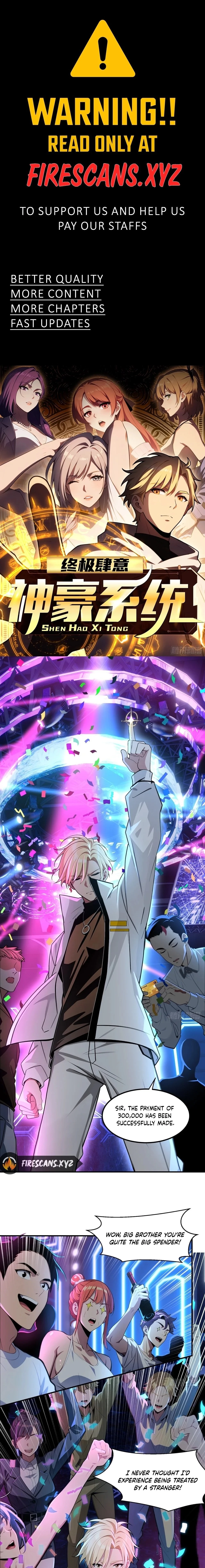 Reckless Riches: The Divine System Chapter 11 - 1