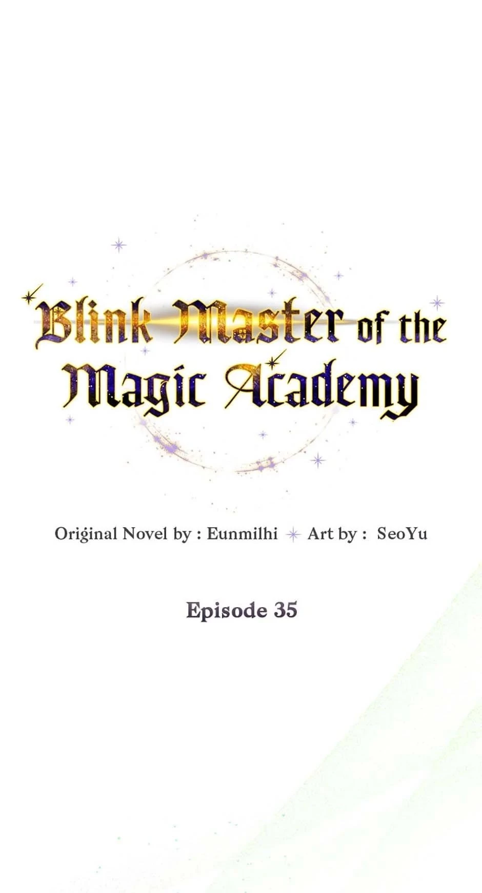 Blink Master of the Magic Academy Chapter 35 - 19