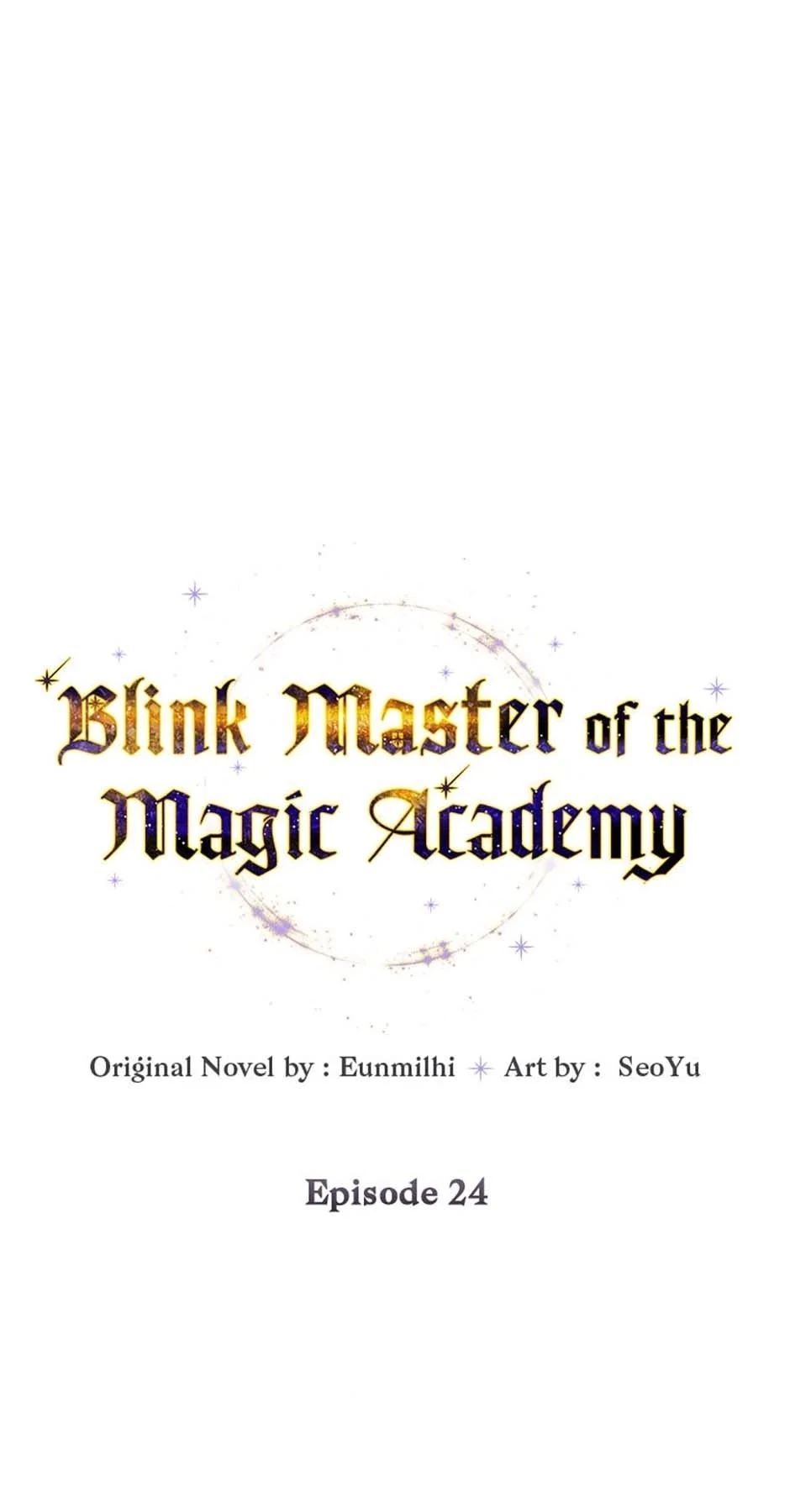Blink Master of the Magic Academy Chapter 24 - 1