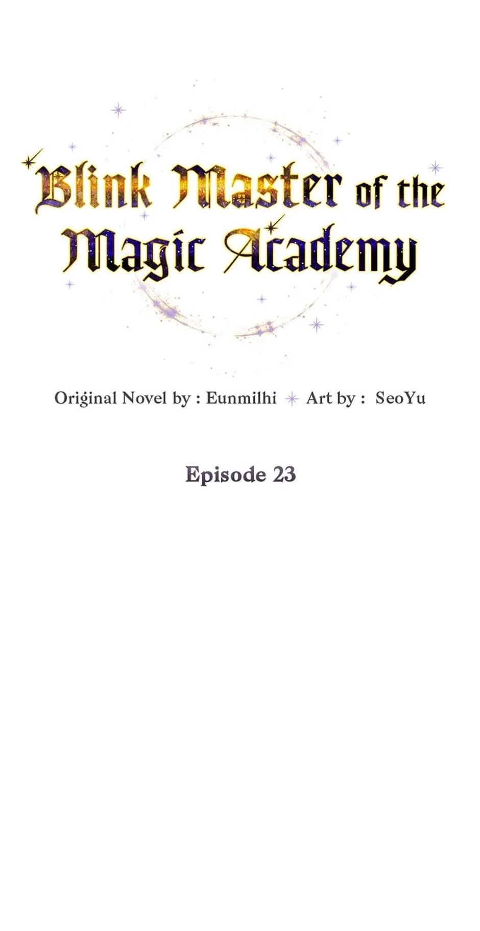 Blink Master of the Magic Academy Chapter 23 - 24