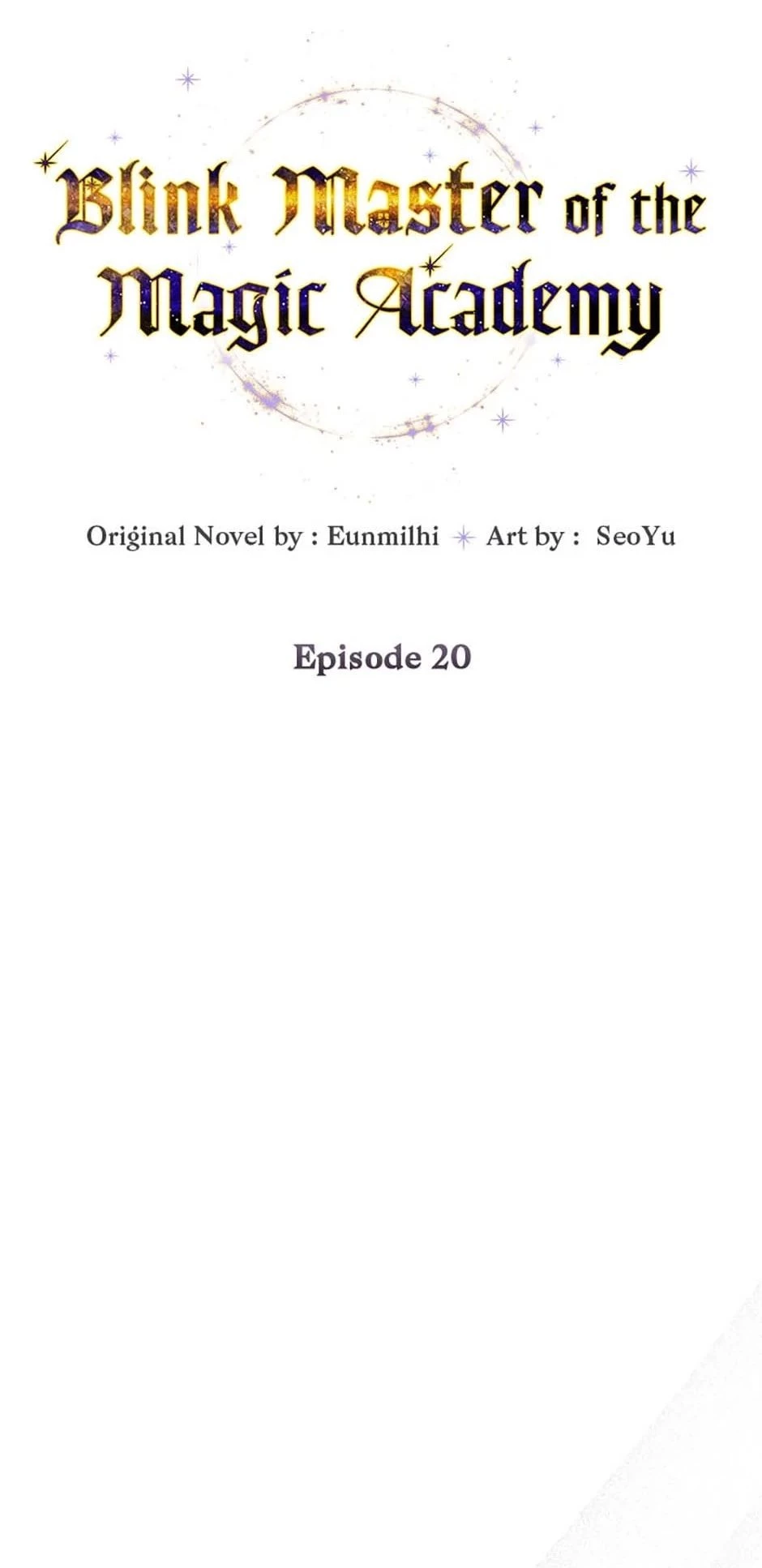Blink Master of the Magic Academy Chapter 20 - 39