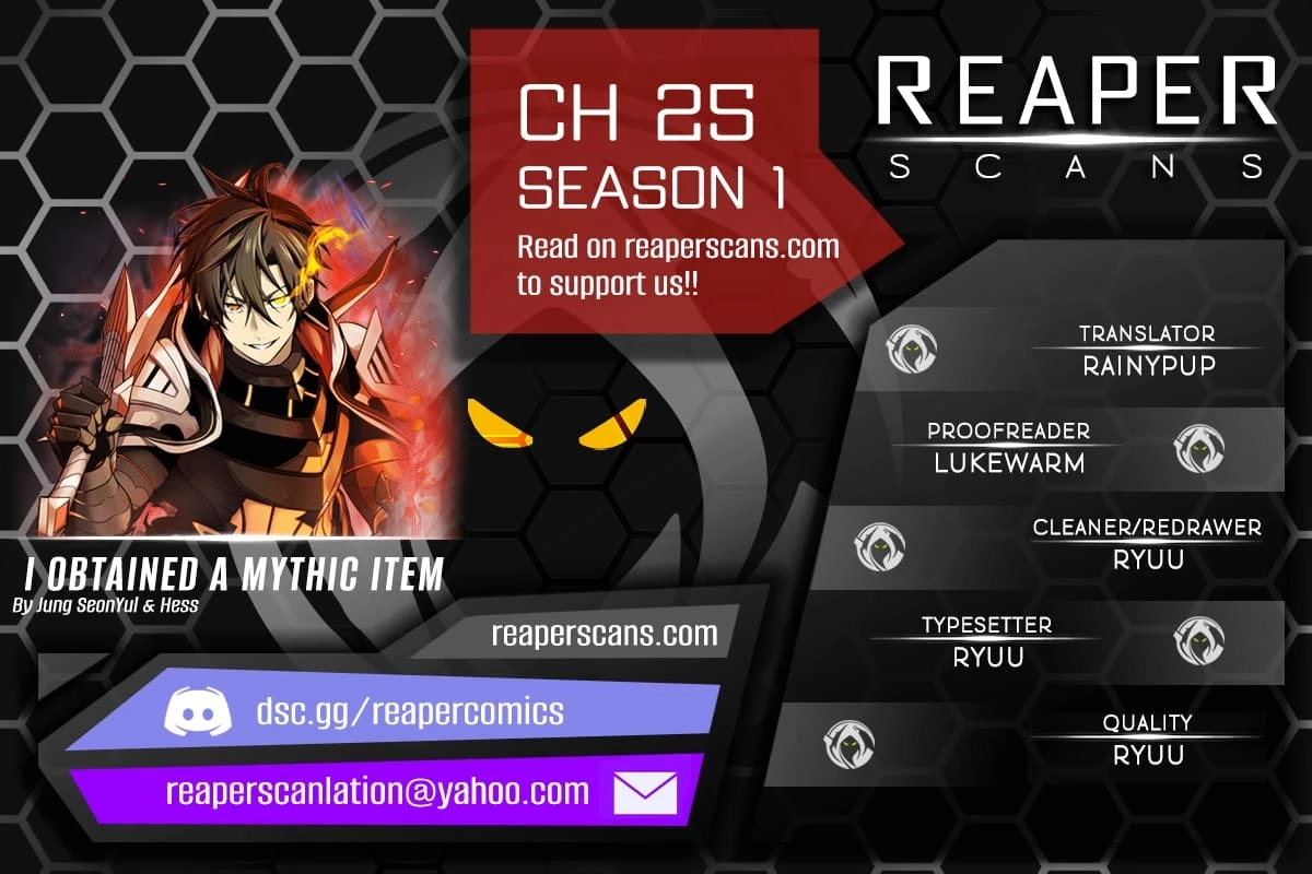 Mythic Item Obtained Chapter 25 - 1