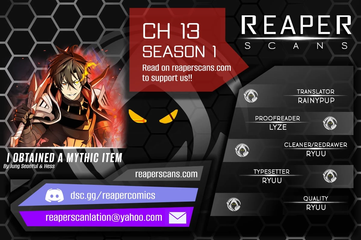 Mythic Item Obtained Chapter 13 - 1