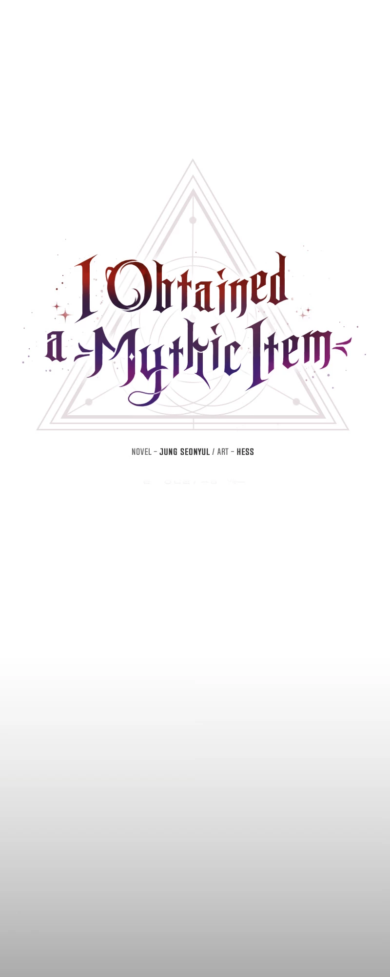 Mythic Item Obtained Chapter 8 - 13
