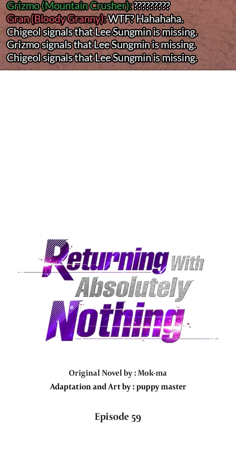 Returning With Absolutely Nothing Chapter 59 - 2