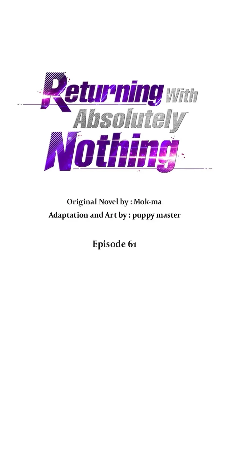 Returning With Absolutely Nothing Chapter 61 - 29