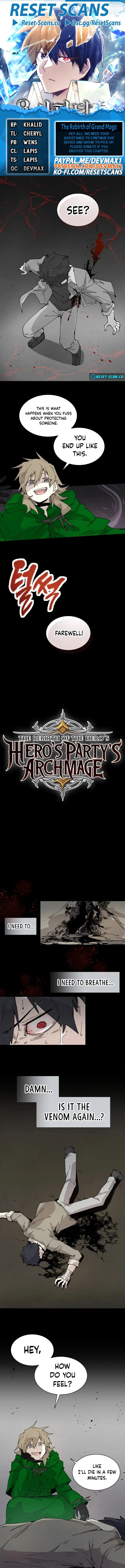 The Great Mage of the Hero's Party Reincarnates Chapter 74 - 1