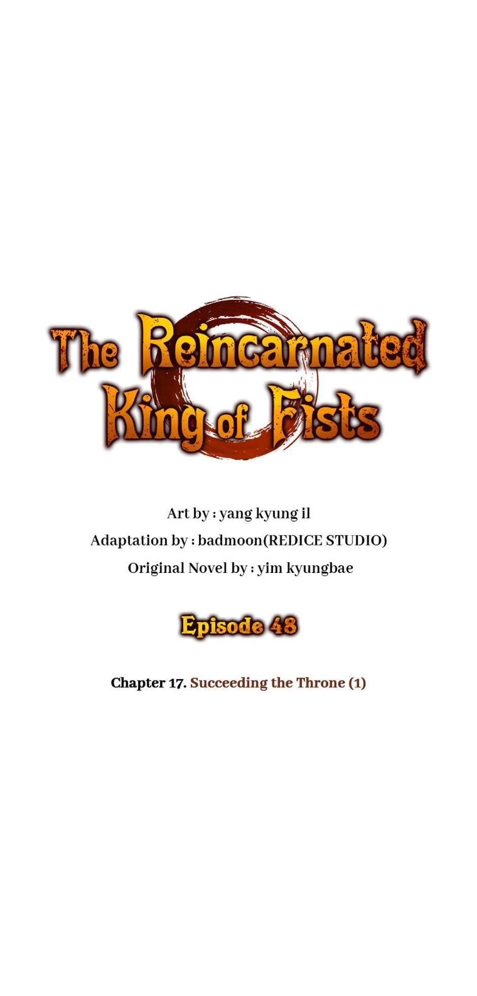 The Reincarnated King of Fists Chapter 48 - 1